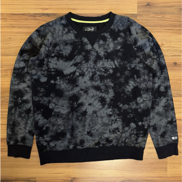 Neff Other - Neff Simpsons Skull Bart Tie Dye Crewneck Sweatshirt Mens Medium